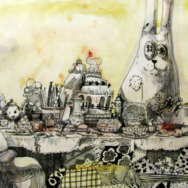 у кролика в норе