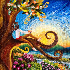 Take the sun with him goes beyond the horizon