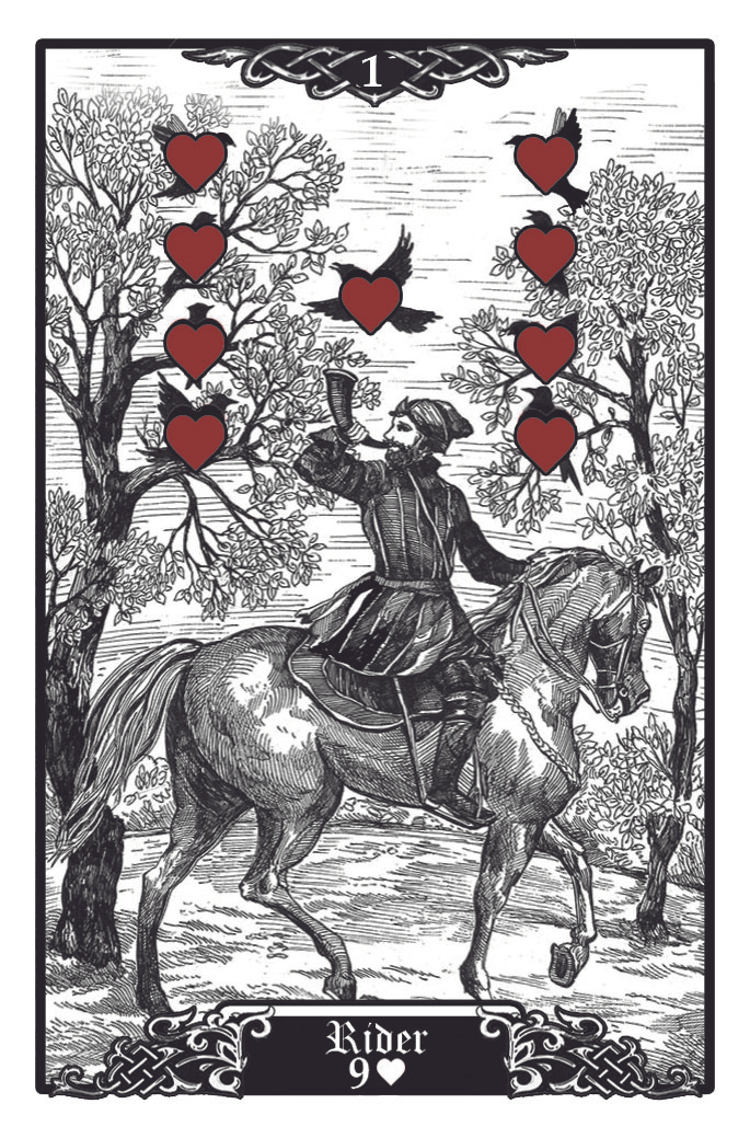 Гонец, карта из колоды Ленорман