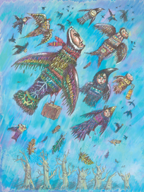 Иллюстрация к новой детской книге стихов