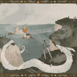 Дракон на скале