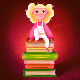 Персонаж для сайта книжного курса