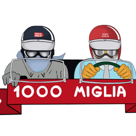 1000 miglia иллюстрация 