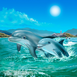 С мамой плыть здорово!!!