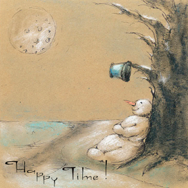 новогодняя открытка 2019