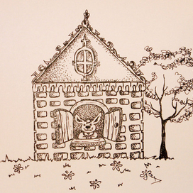 Зайка в домике