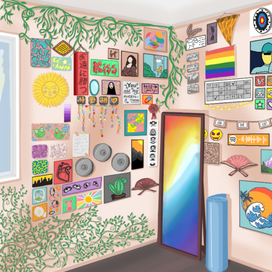 Комната подростка.