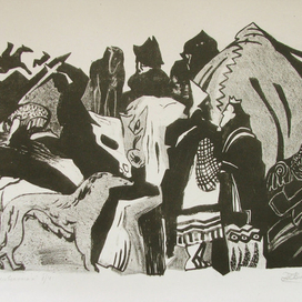 Иллюстрация к произведению "Песнь о Нибелунгах"