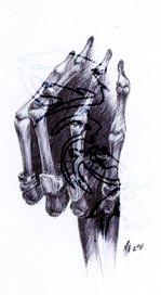 Домик маленького Робинзона. Ножка стола