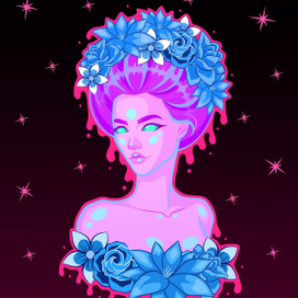 Цветочная леди