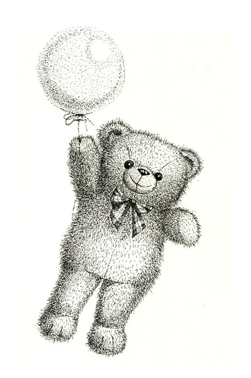 Медвежонок летит