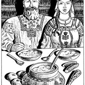 Иллюстрация к книге "Богатырская невеста".