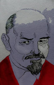 Принт на майку "Ленин"