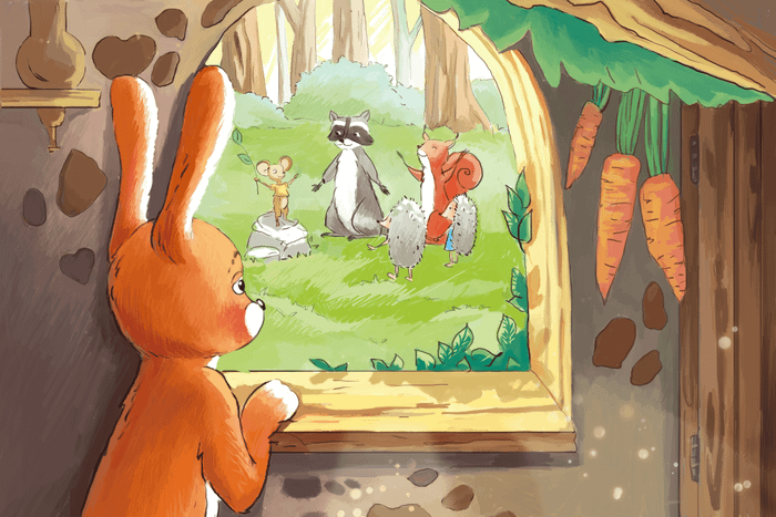 Зайчик и его друзья