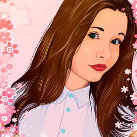 векторный портрет 