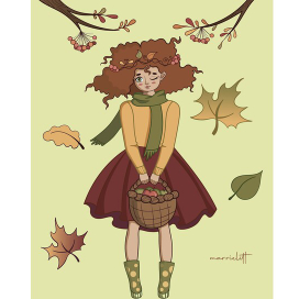 Девушка Осень 