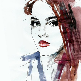 Портрет | акварель