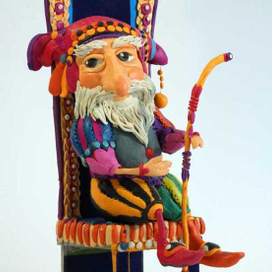 Герои армянских сказок, сделанные из пластилина