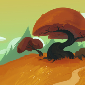 осенний пейзажик