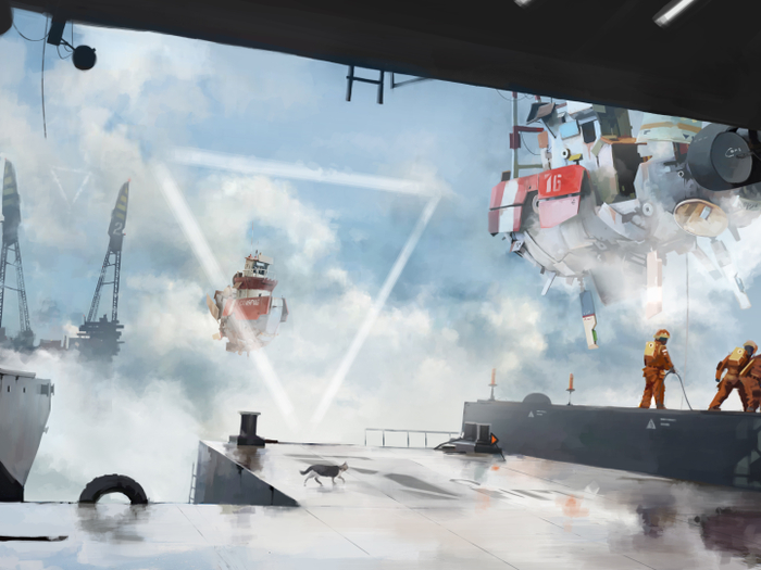 "CANOPUS" заходит в док