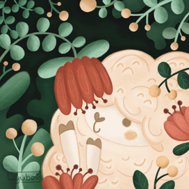 Цветочный бараш