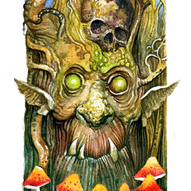  Иллюстрация в энциклопедию о мифах, преданиях и сказочных персонажах. 