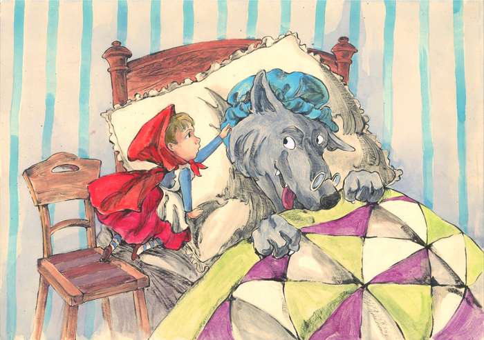 "А почему у тебя такие большие уши?"