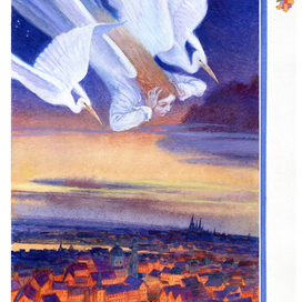 Н.Телешов. Белая цапля.