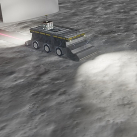 3д транспорт, переработка реголита и строительство дорог