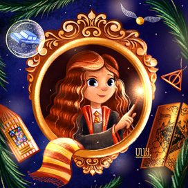 Автопортрет в стиле вселенной Гарри Поттера