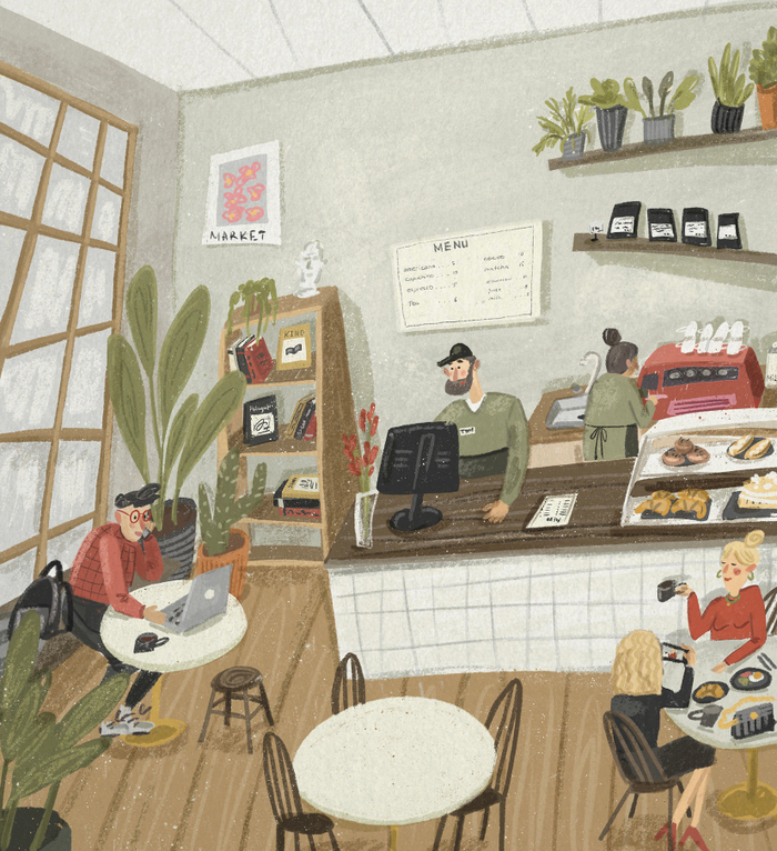 ситуация в каждом кафе