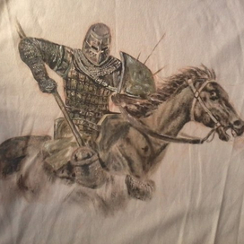 роспись футболки