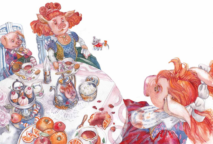 Непослушная Маруся)), чаепитие