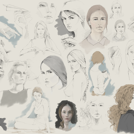 Разработка и эскизы персонажей