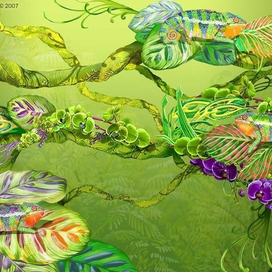 Фон для детской обучающей игры "38 попугаев - подготовка к школе" (PIPE studio, "Новы