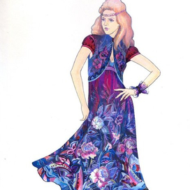 Эскиз платья (2015 г.)