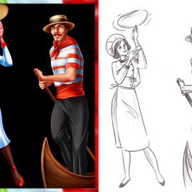 Итальянские персонажи