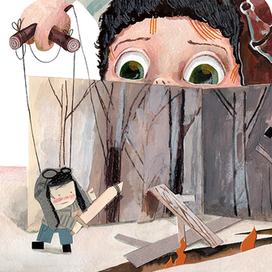 Авторская книжка-картинка без слов "Пилот"