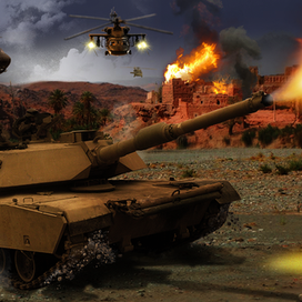 military Matte Painting