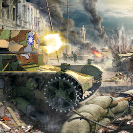 Vickers Mk E (artwork)