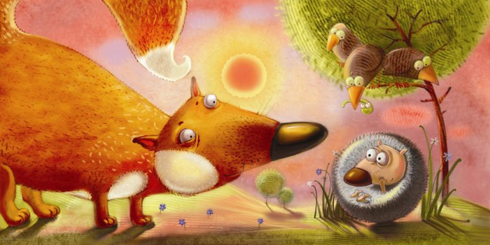 Лесной колобок-Колючий бок