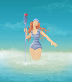 Дама с веслом