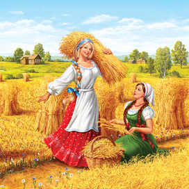 Иллюстрация на упаковку овсяных хлопьев "Геркулес" ОАО "РУСПРОД".