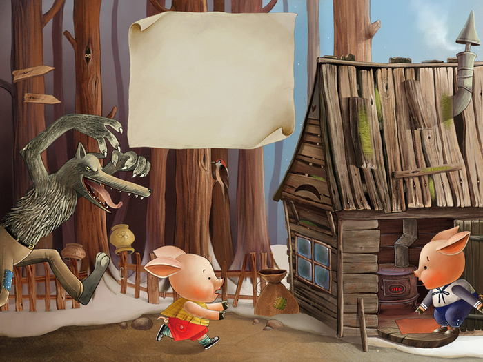 Три поросенка iPad