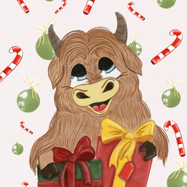 Иллюстрация к новому году 2021