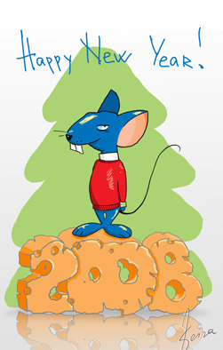 новогодняя открытка