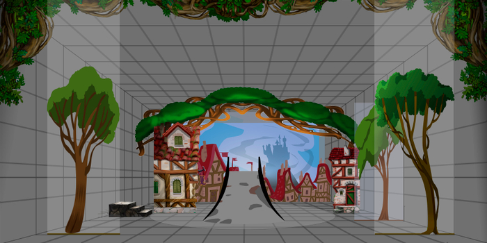 Карлик Нос декорации