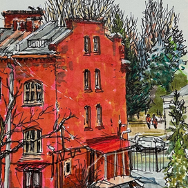 Грустные скетчи из окон больницы на Ваське.