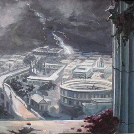 Эскиз к роману Булгакова "Мастер и Маргарита"