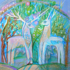 Свадьба оленей (зима приближается)